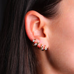 Boucles d'oreilles Yolanda (Acier doré)