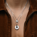 Collier Olivier (Acier noir)