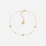 Chaîne de cheville Manhattan (Acier doré)