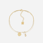 Chaîne de cheville Fretia (Acier doré)