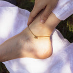 Chaîne de cheville Regolo (Acier doré)