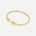 Bracelet Jonc Lalie (Acier doré)