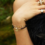 Bracelet Cléophée (Acier doré)