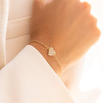 Bracelet Aimée (Acier doré)