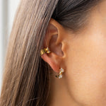 Boucles d'oreilles Boat (Acier doré)