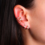 Earcuffs Gabriela (Acier doré)