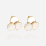 Boucles d'oreilles Anouk (Acier doré)