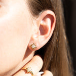 Boucles d'oreilles Acilia (Acier doré)