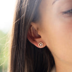 Boucles d'oreilles Alvéria (Acier)