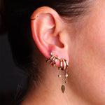 Boucles d'oreilles Veronica (Acier doré)