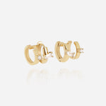 Boucles d'oreilles Angela (Acier doré)