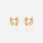 Boucles d'oreilles Yolanda (Acier doré)