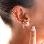 Boucles d'oreilles Ageha (Acier)