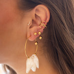 Earcuff Jimena (Acier doré)