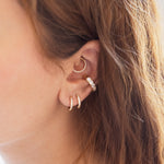 Earcuff Carolina (Acier doré)