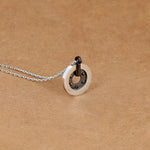 Collier Olivier (Acier noir)