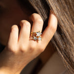 Bague Cyrielle (Acier doré)