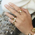 Bague Bernie (Acier doré)