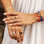 Bague Silo (Acier doré)