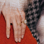 Bague Alicia (Acier doré)