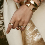 Bague Dynastie (Acier doré)