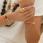 Bague Abba (Acier doré)