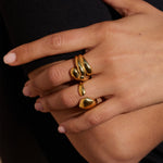 Bague Alastor (Acier doré)