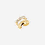 Bague Aleksei (Acier doré)