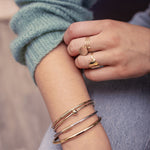 Bague Altesse (Acier doré)