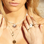 Bague Buzios (Acier doré)