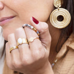 Bague Buzios (Acier doré)