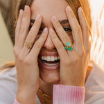 Bague Silo (Acier doré)