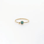 Bague Spoutnik (Acier doré)