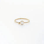 Bague Spoutnik (Acier doré)