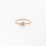 Bague Spoutnik (Acier doré)