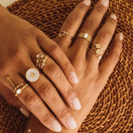 Bague Trancoso (Acier doré)