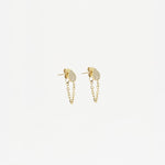 Boucles d'oreilles Cindy (Acier doré)