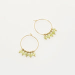 Boucles d'oreilles Zoé (Acier doré)