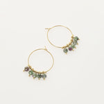 Boucles d'oreilles Zoé (Acier doré)